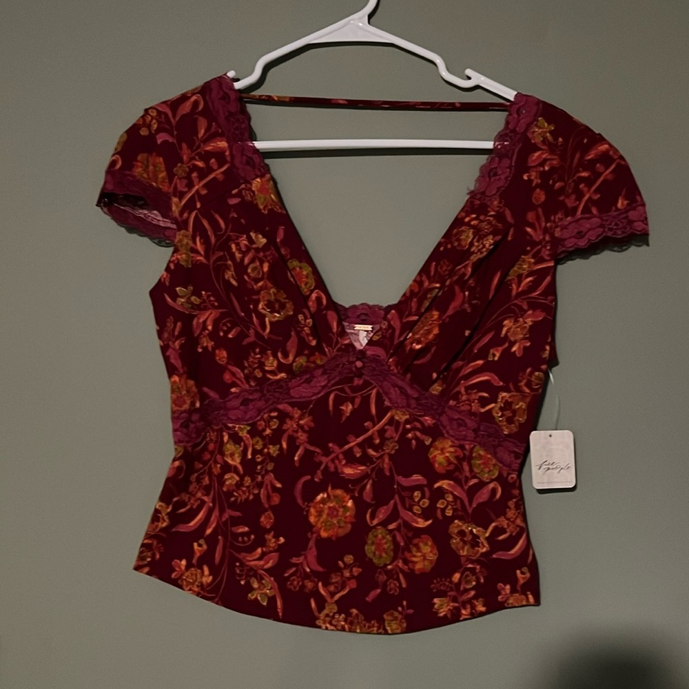 Free people floral top